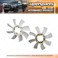 Superspares Radiator Fan Blade for Toyota Coaster HB31R 1990 - 1995