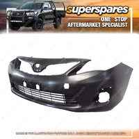 Superspares Front Bumper Bar Cover for Toyota Corolla Sedan ZRE152 SERIES 2