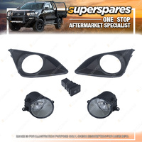 Superspares Fog Light Kit for Toyota Corollasedan ZRE152 05/2007-09/2009