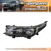 Superspares Left Headlight for Toyota Corolla Sedan ZRE172 01/2013-10/2016