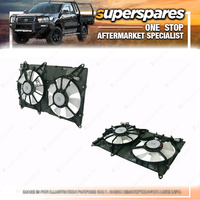 Superspares Dual Radiator Fan for Toyota Kluger MCU28 10/2003-07/2007