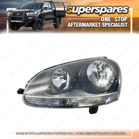 Superspares Left Headlight for Volkswagen Golf MK5 07/2004-09/2008