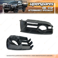 Superspares Left Hand Side Fog Light Cover for Volkswagen Polo 9N 2002-2005