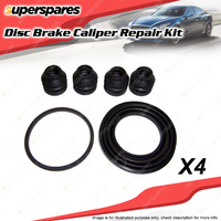 4 x Front Disc Brake Caliper Repair Kit for Honda CRV RM 1.6L 2.4L I4 2012-2017