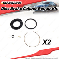 2 x Front Disc Brake Caliper Repair Kit for Subaru Leone AA3 AB2 AB3 AB4 AJ5 AN5