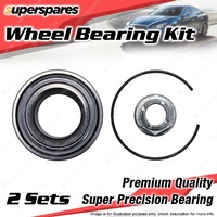 2x Front Wheel Bearing Kit for RENAULT 19 CLIO MK KANGOO MEGANE SCENIC J84 JA