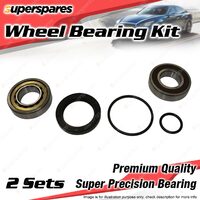 2x Rear Wheel Bearing Kit for PORSCHE 924 944 2.0L 2.5L I4 SOHC 1977-1985