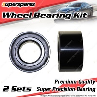 2x Front Wheel Bearing Kit for VOLVO 440 2.0L B20F EFI I4 1993-1996