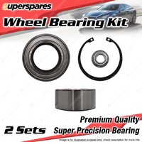 2x Rear Wheel Bearing Kit for Volvo 850 940 960 V70 XC V70R V90 SE ABS IRS