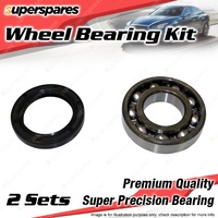 2x Rear Wheel Bearing Kit for MORRIS MINOR A SERIES I4 0.8L 0.9L 1.0L 1.1L