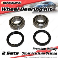 2x Front Wheel Bearing Kit for VANDEN PLAS PRINCESS 3.9L I6 130KW 1965-1967