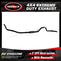 Redback 4x4 Exhaust & Resonator for Toyota Landcruiser 76 1VD-FTV 16-on 1 Pipe