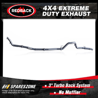 Redback 4x4 Exhaust No Muffler for Toyota Prado 120 1KD-FTV 08/06-07/15