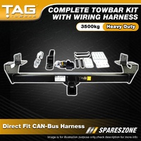 TAG Towbar Kit with Wiring Harness for Isuzu D-MAX 2012-on CAN-Bus Wiring 3500kg