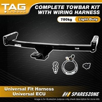 TAG Light Duty Towbar Kit with Wiring Harness for Mazda 323 10/85-10/89 750kg