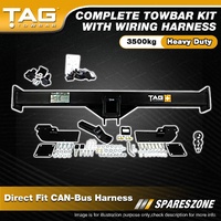 TAG Heavy Duty Towbar Kit for Toyota Hilux 01/15-10/17 Extended Trays 3500kg