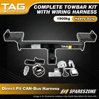 TAG Heavy Duty Towbar Kit for Kia Sportage QL QLE Suv 19-On Powder-Coated 1900kg