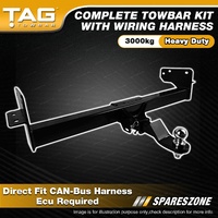 TAG Heavy Duty Towbar Kit for Isuzu MU-X 12/2013-on Fit CAN-Bus Harness 3000kg