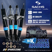 Front + Rear Sachs Max Shock Absorbers for Toyota Land Cruiser Prado VDJ UZJ 200