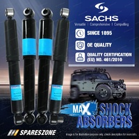 Front + Rear Sachs Max Shock Absorbers for Holden Colorado RG 4WD 2.8L Diesel