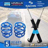 Front Sachs Shock Absorbers Lovells Sport Low Springs for Mazda RX8 Coupe 03-21