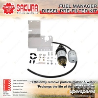 Sakura Fuel Manager Diesel Pre-Filter Separator Kit for Toyota Fortuner GUN156R