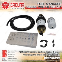 Sakura Fuel Manager Diesel Pre-Filter Separator Kit for Navara D22 DX YD25DDT