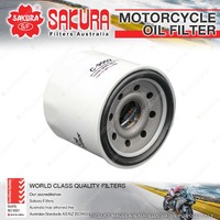 Sakura Motorcycle Oil Filter for Kawasaki ZR250 ZR400 ZR750 ZX1000 ZX1200 ZX1400