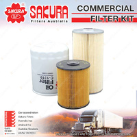 Sakura Commercial Filter Kit for Hino FC7J FD7J FE7J J07E Premium Quality