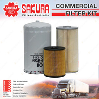 Sakura Commercial Filter Kit for Hino FD8J FG8J FL8J FM1A FT8J GD8J GT8J RK8J