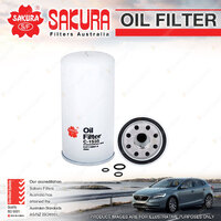 Sakura Spin-On Oil Filter for Isuzu Bighorn UBS 3.1L 4JG2T I4 8V OHV SUV 91-98