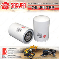 Sakura Spin-On Oil Filter for Ford 8160 8340 7.5L 8830 6.6L I6 12V Tractor 90-99