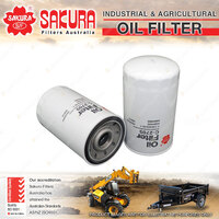 Sakura Spin-On Oil Filter for Case CX145C 3.0L 4JJ1X I4 16V DOHC Excavator 14-On