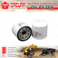 Sakura Spin-On Oil Filter for Ammann ARX16 1.1L 3TNV76 I3 6V OHV Roller 2017-On