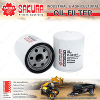 Sakura Spin-On Oil Filter for Ammann AP240 3.3L QSB3.3 I4 8V Roller 2010-2013