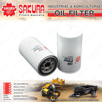 Sakura Spin-On Oil Filter for JCB Fastrac 3185 5.9 CUM 6BTA I6 12V Tractor 98-02