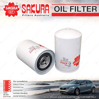 Sakura Spin-On Oil Filter for Nissan UD CONDOR JP 211 RM 210 6.9L FE6 1985-1997