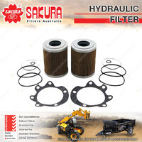 Sakura Hydraulic Oil Filter Set for Freightliner Columbia CL112 12.5L 08-11