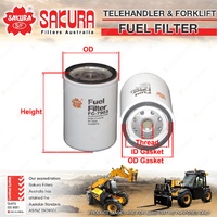 Sakura Forklift Fuel Filter for Case 584E Premium Quality 115mm Height