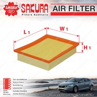 Sakura Air Filter for Volkswagen Golf Vento 1H 1E VR6 1.9 2.0 2.8L Refer A1414