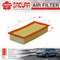 Sakura Air Filter for Volvo 440 2.0L GL GLT S SE Petrol 4Cyl B20F MPFI SOHC