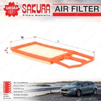 Sakura Air Filter for Volkswagen Polo 6N 1.4L 4Cyl Petrol MPFI 09/2000-2001