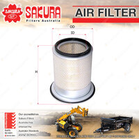 Sakura Air Filter for Hitachi EX120-5 4.3L 4BG1T I4 8V Excavator 1900-On 275.7mm