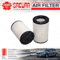 Sakura Air Filter for Ford LT8501 8.3L I6 12V OHV Truck 1998-1999 408mm