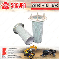 Sakura Air Filter for Caterpillar 12E CP533 10.0L 4.4L D333 3054C 61-18 307mm