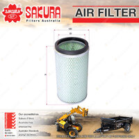 Sakura Air Filter for Hitachi EX120-5 4.3L 4BG1T I4 8V Excavator 1900-On 249.7mm