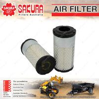 Sakura Air Filter for Kubota B BX F K KX RTV SVL U Series ZG222 1995-On 180mm