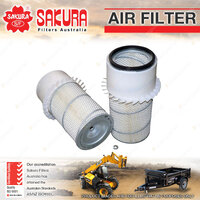 Sakura Air Filter for John Deere 490E 5020 6030 4.5L 8.7L 4045T 1900-On 418.7mm