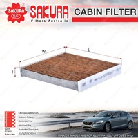 Sakura Cabin Filter for Toyota Kluger GSU40 GSU45 RAV 4 ACA33 GSA33 Yaris NCP130