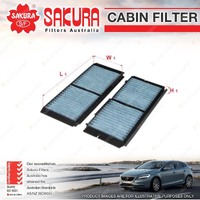 Sakura Cabin Filter for Mazda Mazda3 BL 2.0L 2.2L 2.3L 2.5L 4Cyl 2 Filters